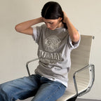WAVE UNION Toward T-shirt Heather dark gray