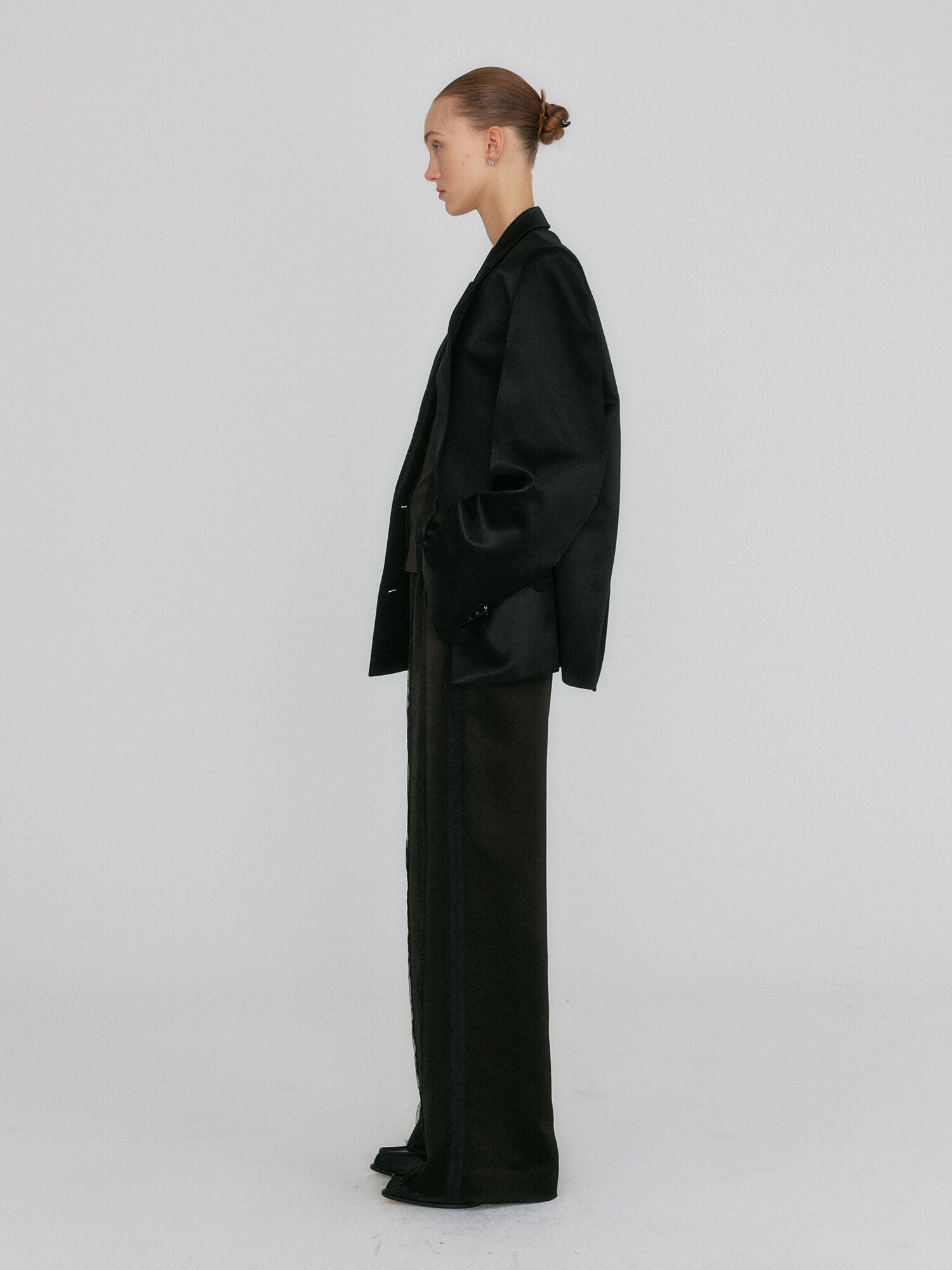 EENK ZEL Double-Breasted Blazer - Black