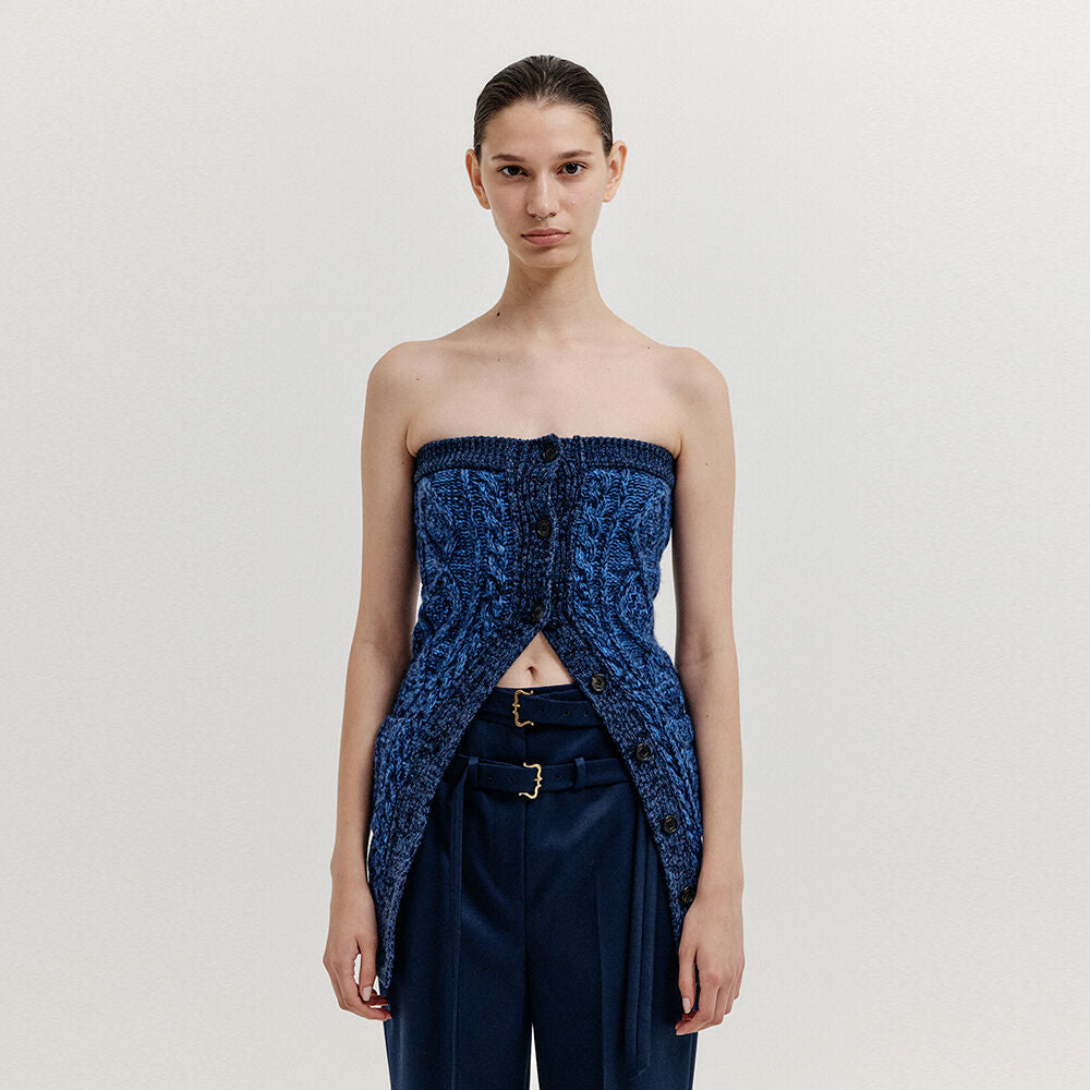 EENK EENK Knitwear Tube Top - Navy