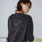 CPGN Garden Peace Pigment Short Sleeve T-Shirt Brown
