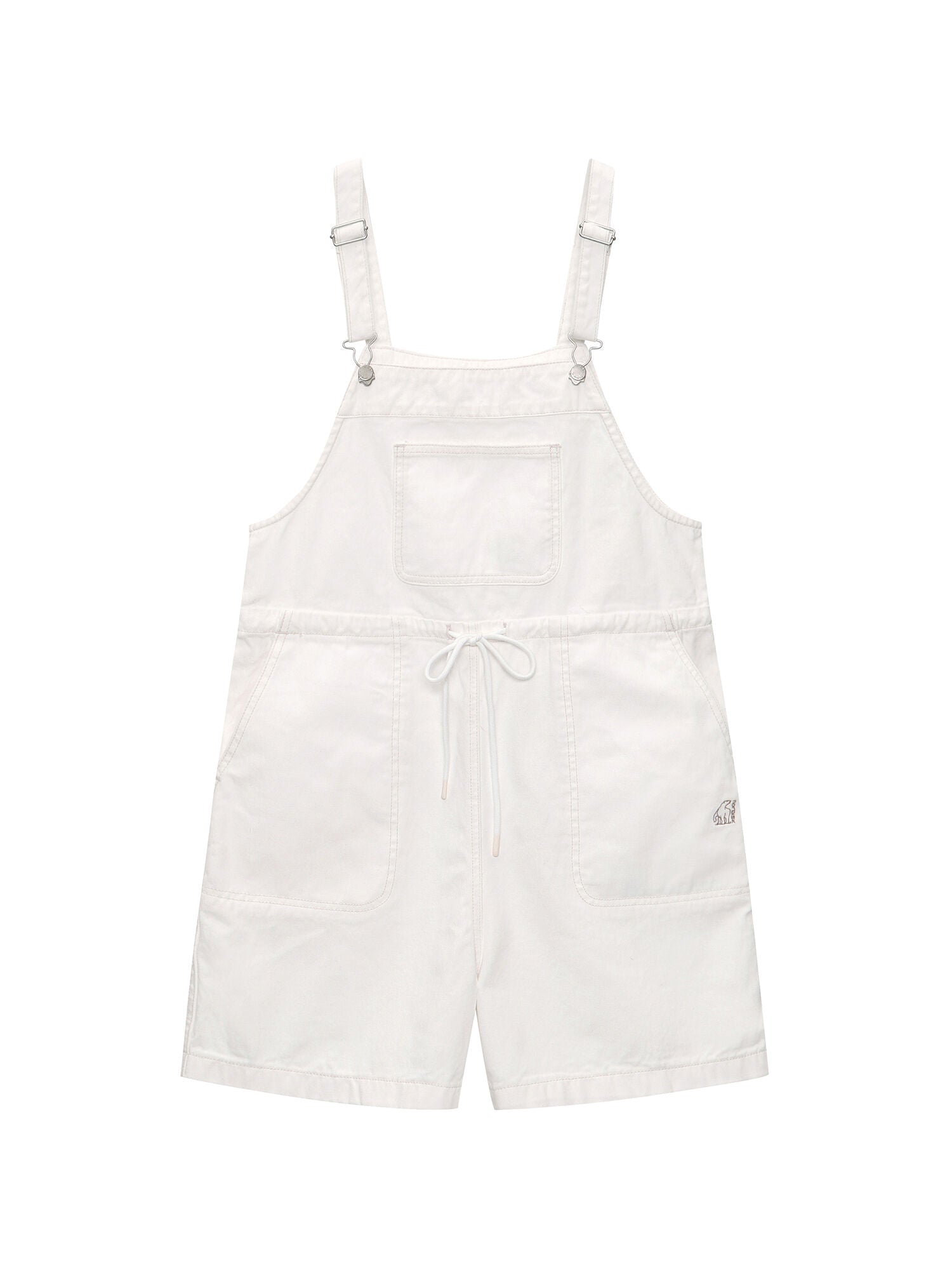 NORDISK NORDISK Denim Overall Shorts - W_Off White