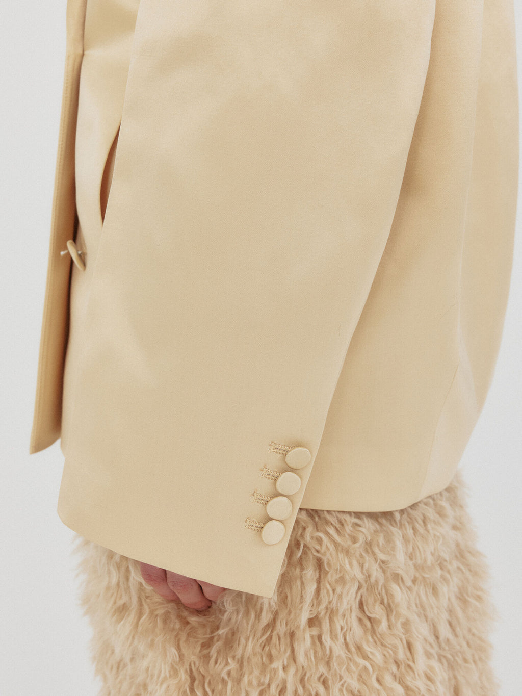 EENK ZEL Double-Breasted Blazer - Yellow