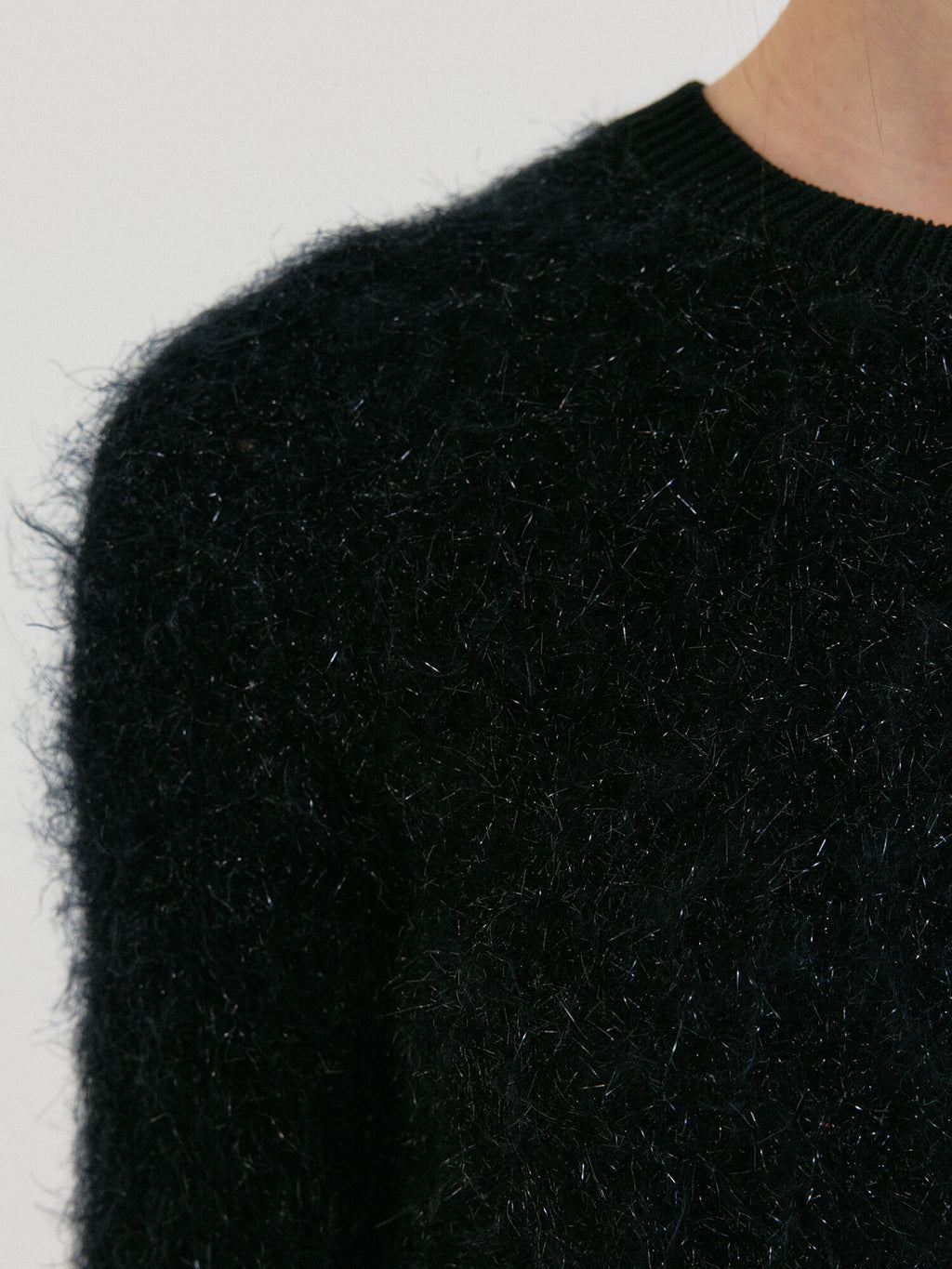EENK ZIGGIE Short Sleeve Knit Top - Black