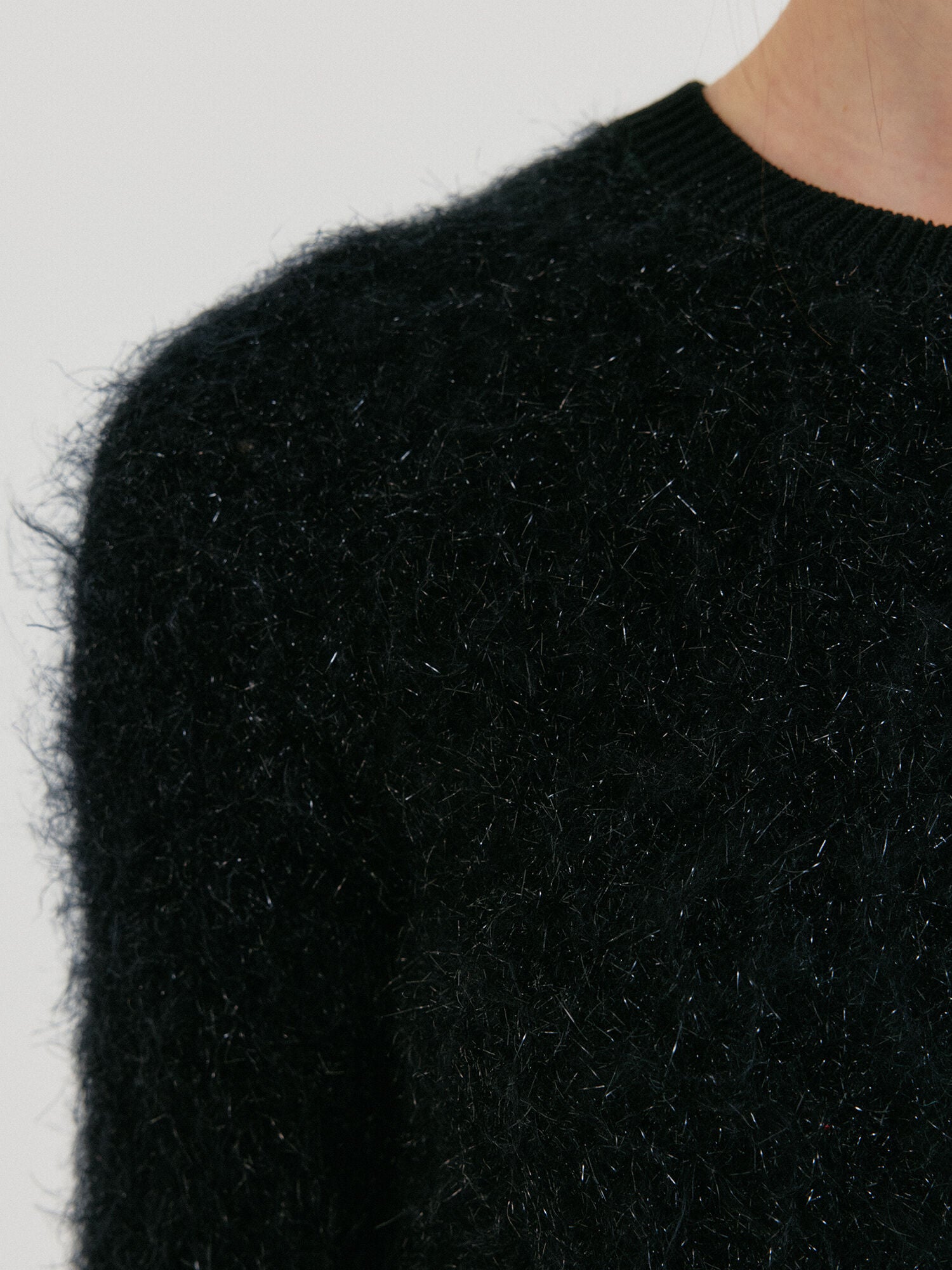 EENK ZIGGIE Short Sleeve Knit Top - Black