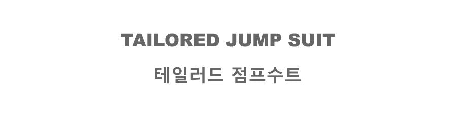 SOMETHING GOOD TAILORED JUMP SUIT