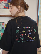 CPGN Ola Crayon Short Sleeve T-Shirt Black
