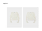 LOW CLASSIC HENRY NECK LONG SLEEVE T-SHIRT_IVORY_LC252TS03IV