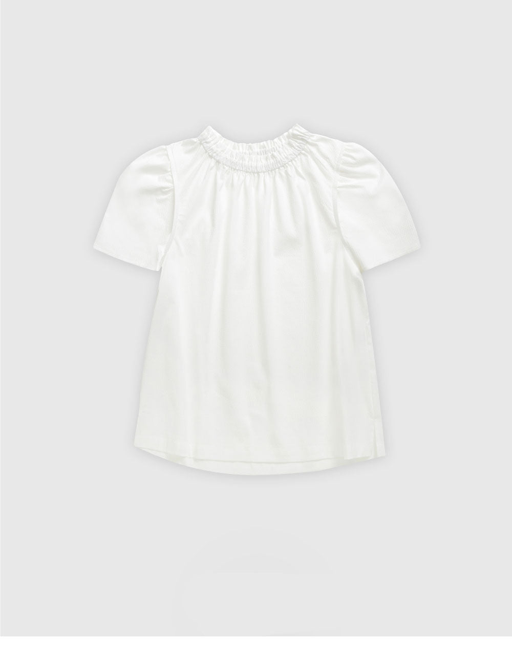 L'AUTRE DE MIN [Add color] Lautre Jane Puff White Blouse
