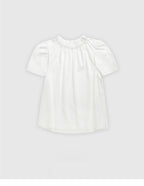L'AUTRE DE MIN [Add color] Lautre Jane Puff White Blouse