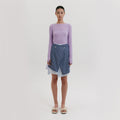 EENK Wrap Midi Skirt - Blue Multi