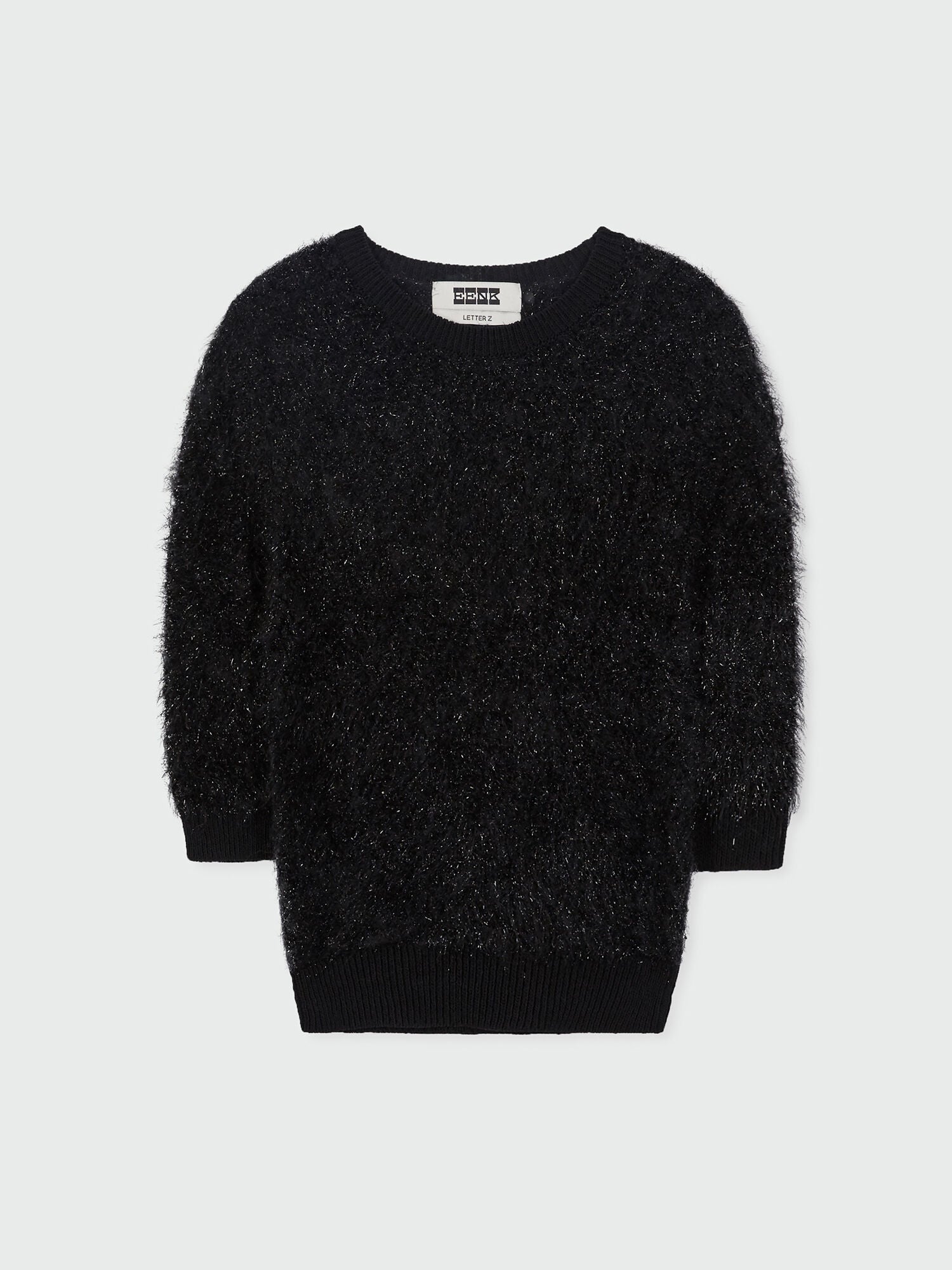 EENK ZIGGIE Short Sleeve Knit Top - Black