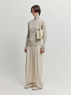 EENK EENK XEEP Separable Knit Turtleneck - Beige