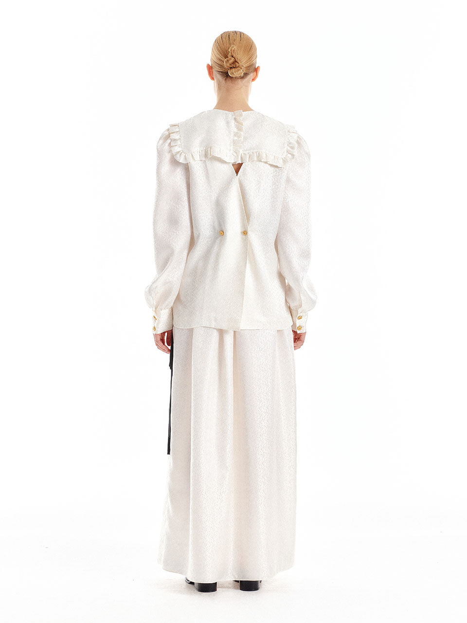 EENK EENK Blouse Frilled Collar - Ivory