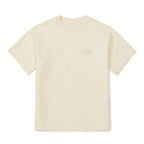SNOWPEAK APPAREL Cotton Women's Flower Graphic Short Sleeve T-Shirt Pastel Yellow (S26MWFTS67)