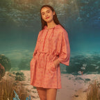 SALTY FLOWER SALTY FLOWER Polyp Hooded Anorak Pink