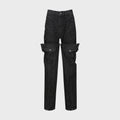 YCH LAYERED JEANS GREY (W23DB702GY)