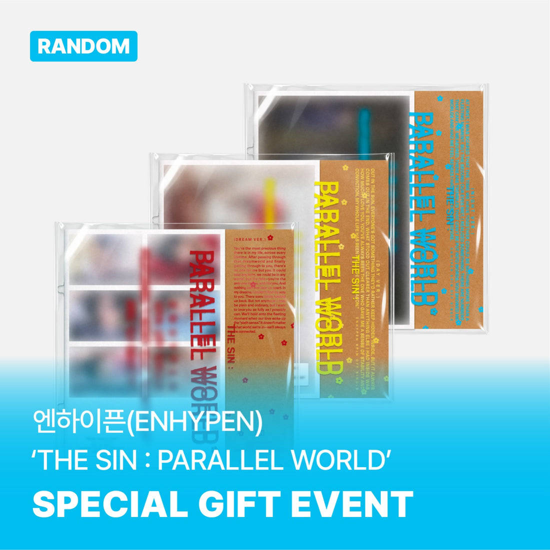 ENHYPEN - [THE SIN : PARALLEL WORLD] (DREAM Ver. / DAY Ver. / NIGHT Ver.) (Random)