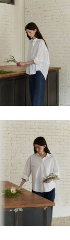 ANDNEEDS Loose shirt (white)