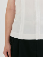 EENK ZENNY Fitted Sleeveless Top - Ivory