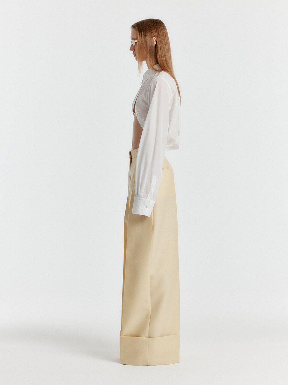 EENK YUMI Bolero Shirt - White
