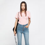 YCH FRAMED CROP T-SHIRT PINK (R25TS11051PK)