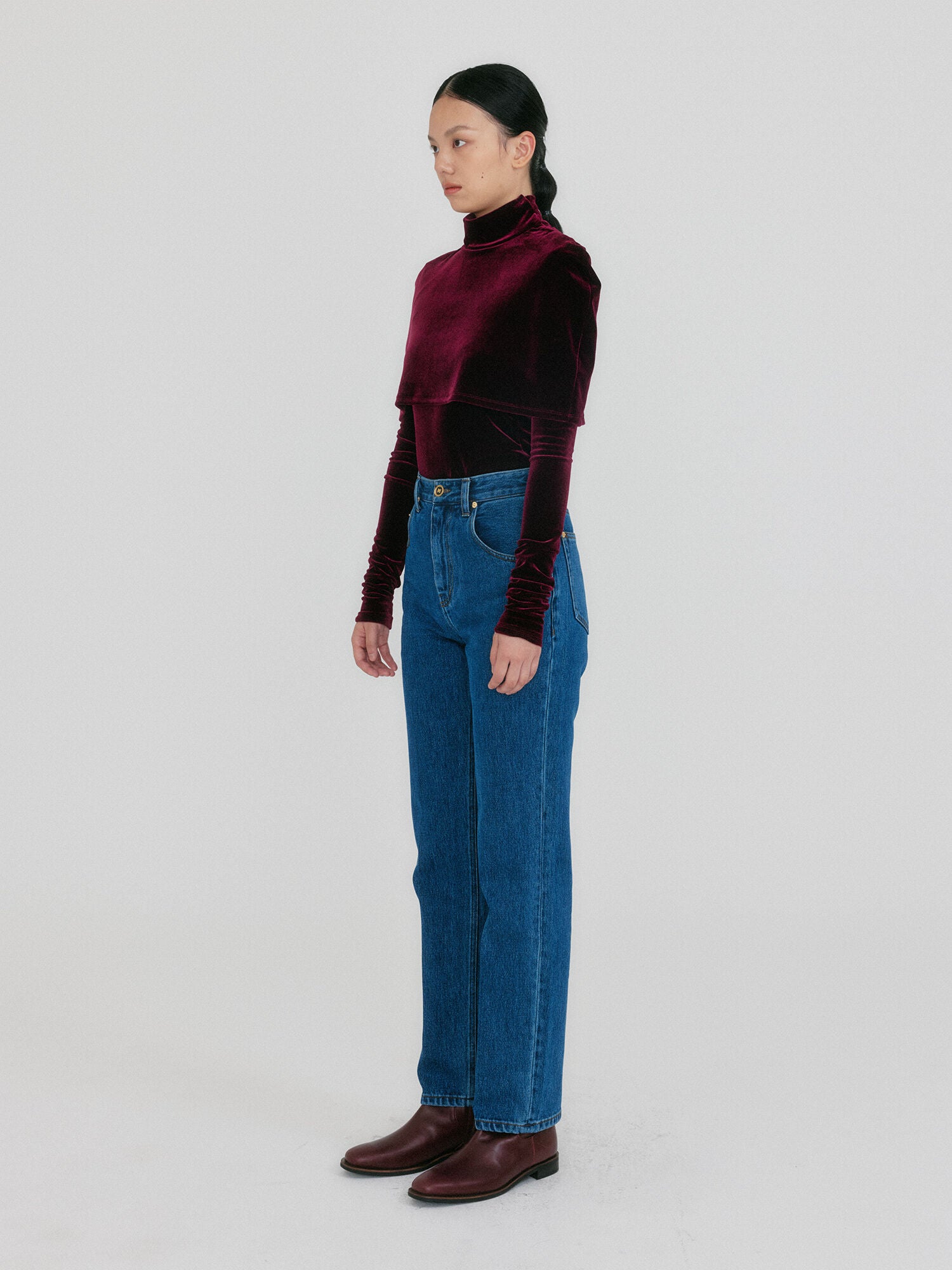 EENK ZYER Layered T-shirt - Burgundy