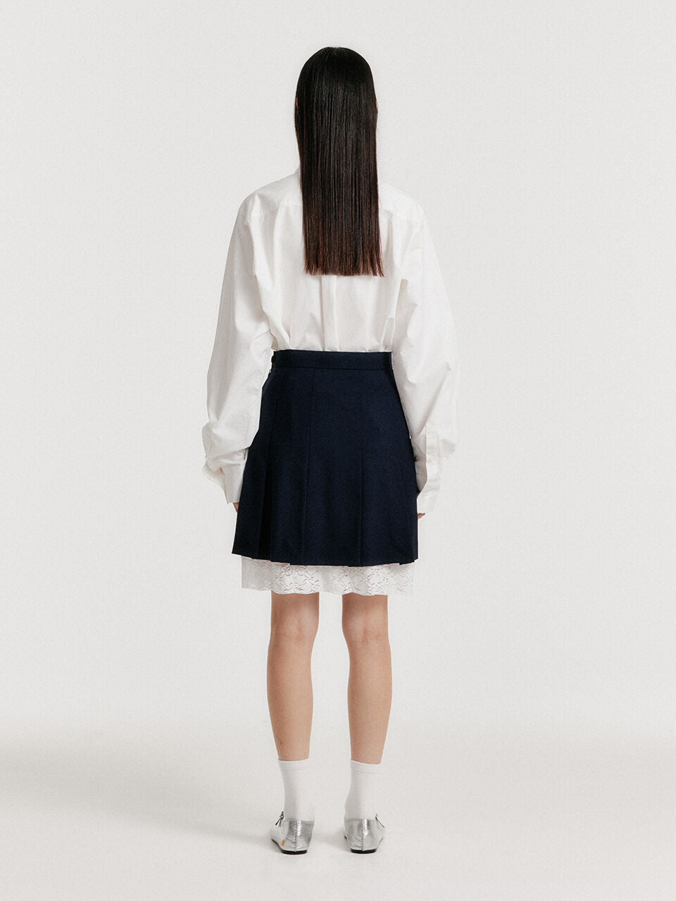 EENK [Kim Na-young wearing] YOM Long Sleeve Shirt - White