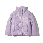 NANUSHKA Nanushka HIDE Vegan Leather Puffer Jacket - Lilac (NW22FWOW01043)