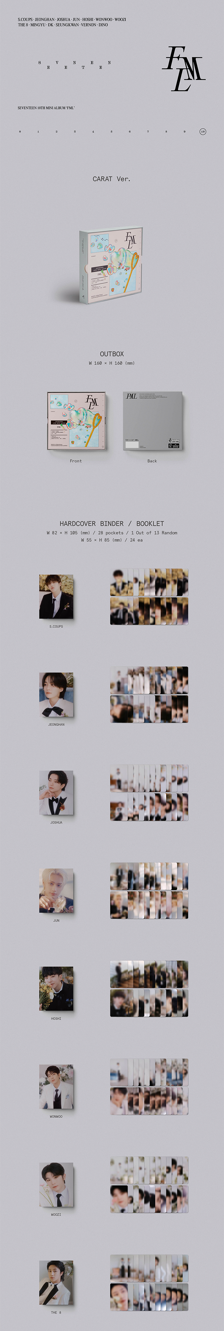 10th Mini Album 'FML' (CARAT Ver.) detail 2