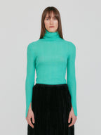 EENK ZIAH High Neck Knit Top - Mint