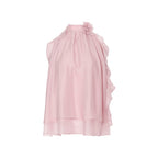 sincethen Peach pink halterneck blouse