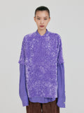 EENK ZANN Button-Back Top - Purple