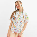 JUNEJUNE SPACE Painting Shirts_Ivory