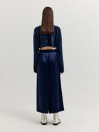 EENK EENK Skirt Textured Long - Navy