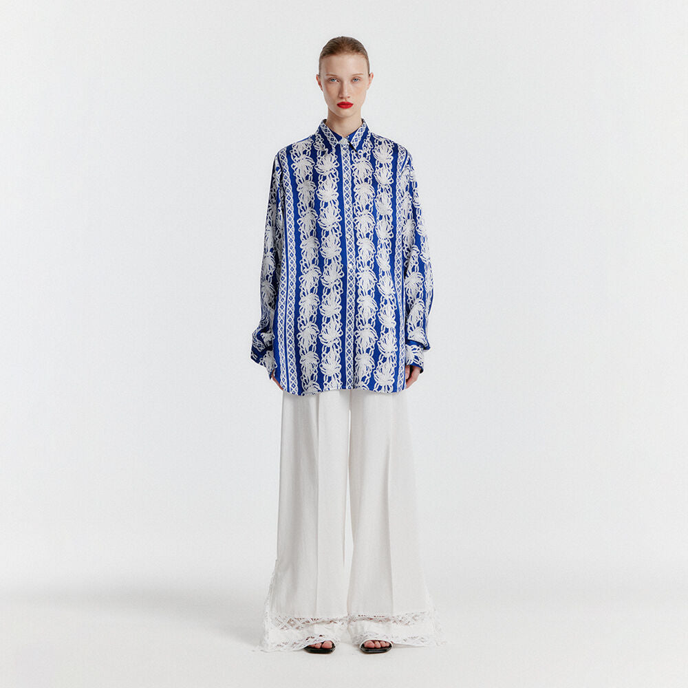 EENK YIRINA Relaxed-fit Shirt - Blue