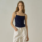 FACADE PATTERN Square sleeveless_3color