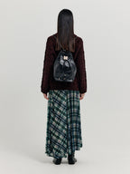EENK EENK XOEBE Cable Knit Collared Turtleneck - Brown