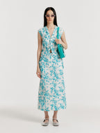 EENK YUNI Floral Vest - Blue