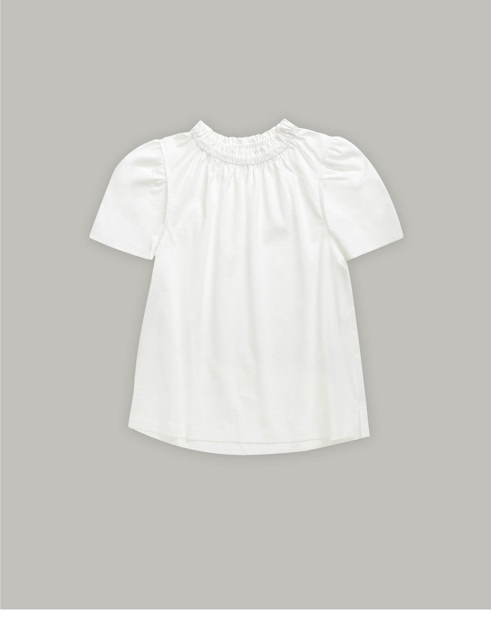 L'AUTRE DE MIN [Add color] Lautre Jane Puff White Blouse