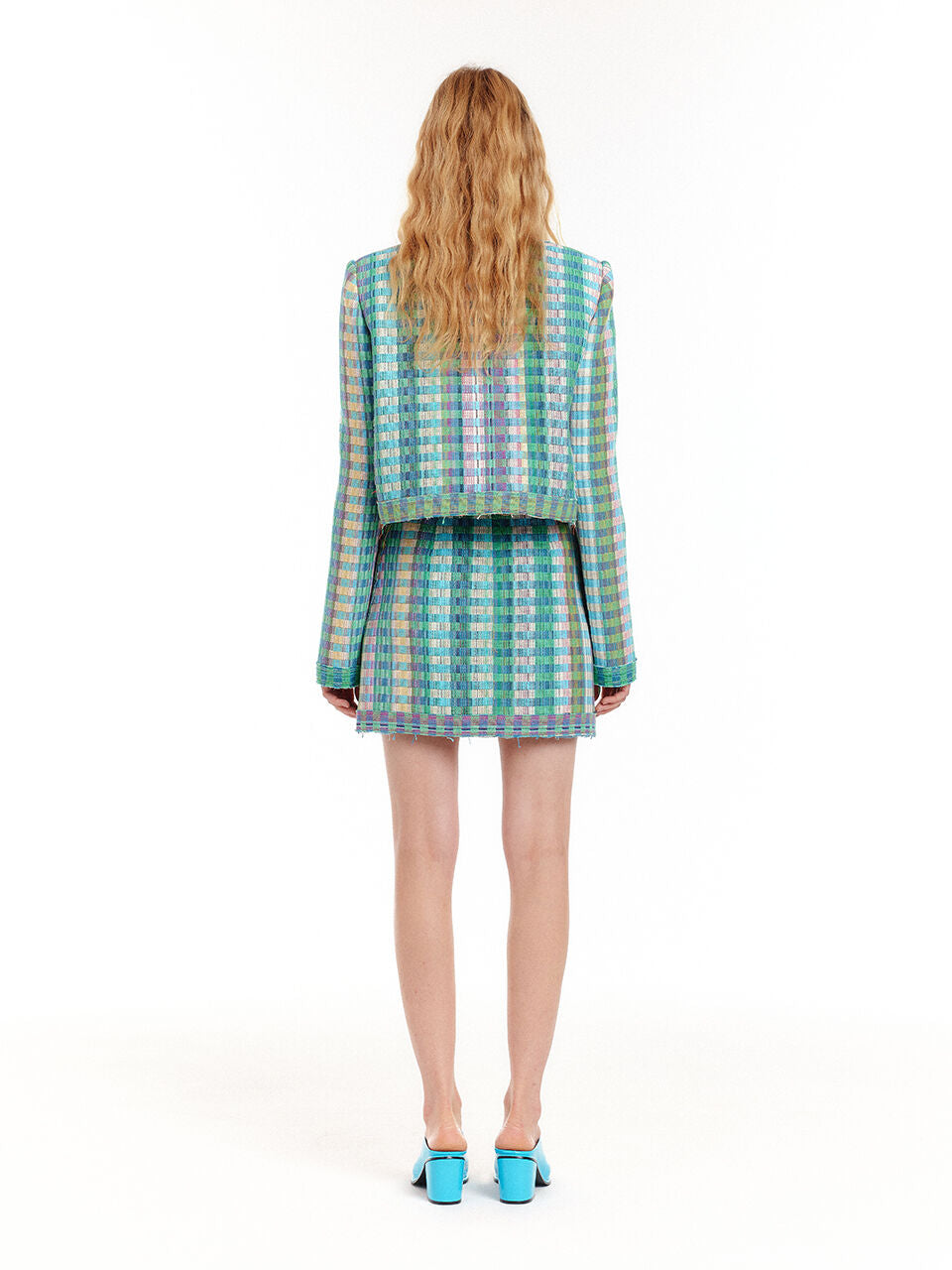 EENK UEMP Mini Wrap Skirt - Green Multi