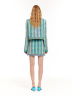 EENK UEMP Mini Wrap Skirt - Green Multi