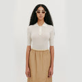 EENK Half Sleeve Knit Top - Cream