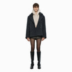 YCH DOUBLE-BREASTED CASHMERE JACKET GREY (W24OT0061GY)
