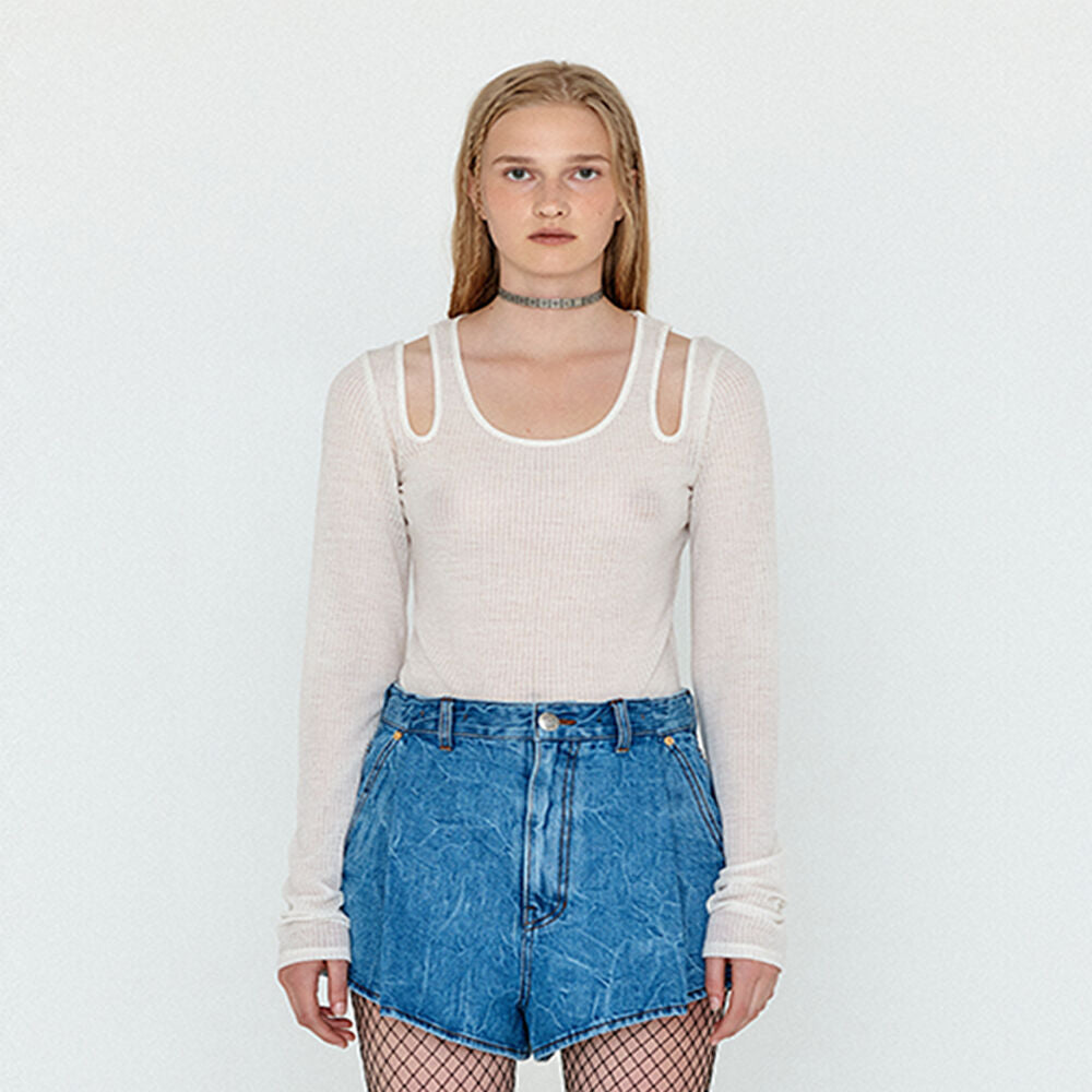 EENK EENK T-Shirt Long Sleeve Cutout