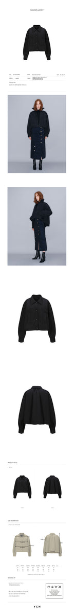 YCH BLOUSON JACKET BLACK (W23OT006BK)