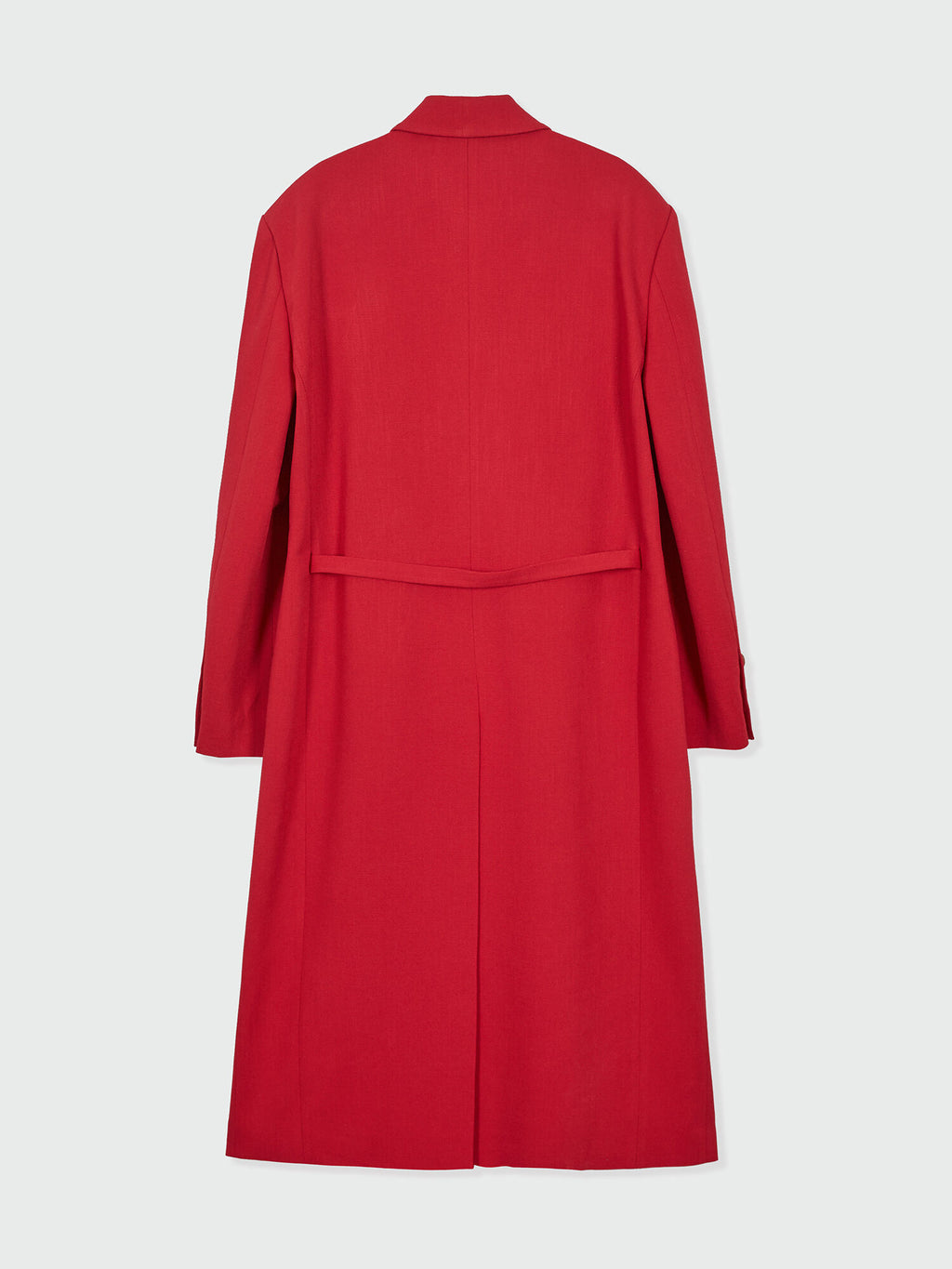 EENK ZABELLE Double-Breasted Coat - Red