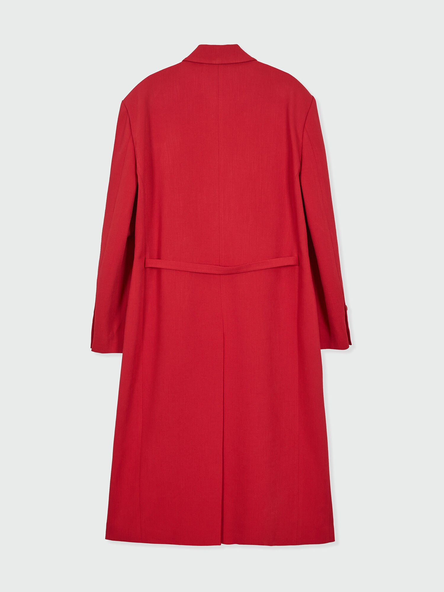 EENK ZABELLE Double-Breasted Coat - Red