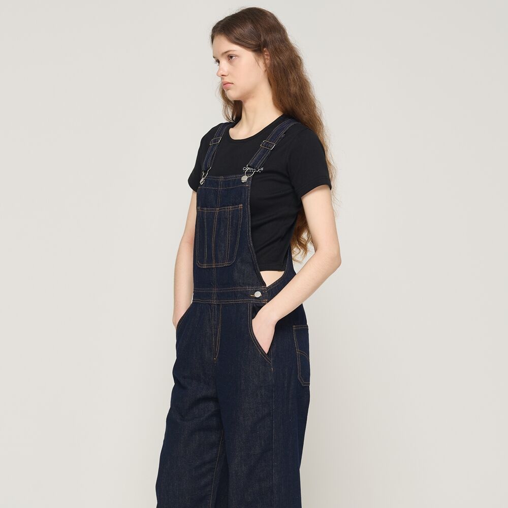CARGOBROS CARGOBROS Denim Overall Pants Dark Blue