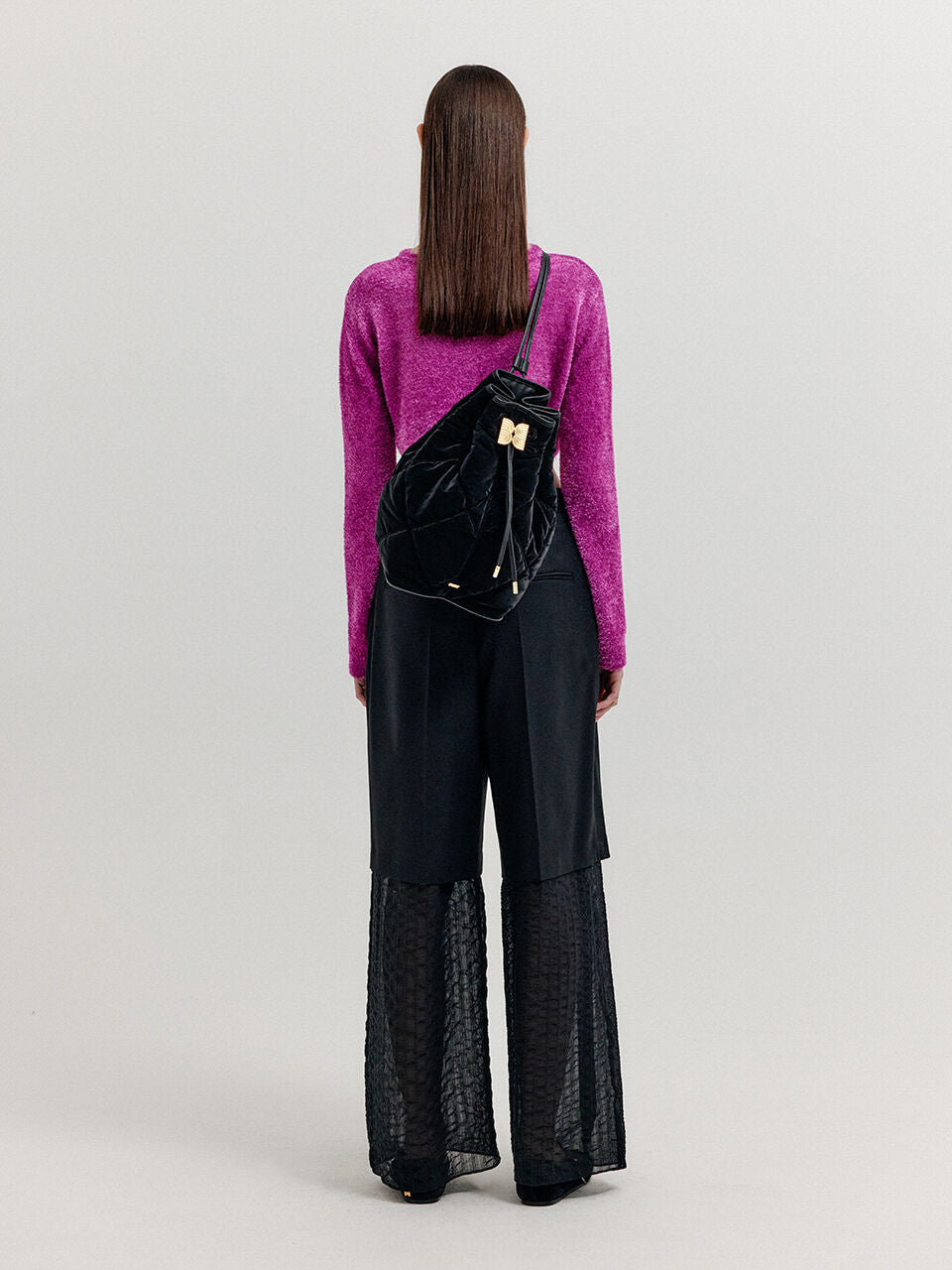 EENK XUYU Two-Tuck Pants - Black