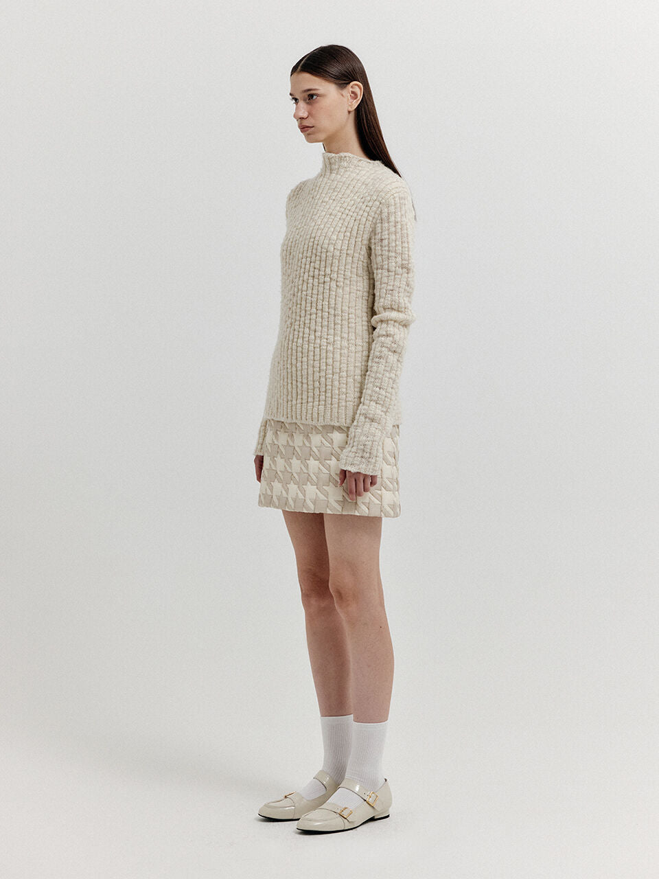 EENK EENK XUIN Ribbed Knit Pullover - Ivory